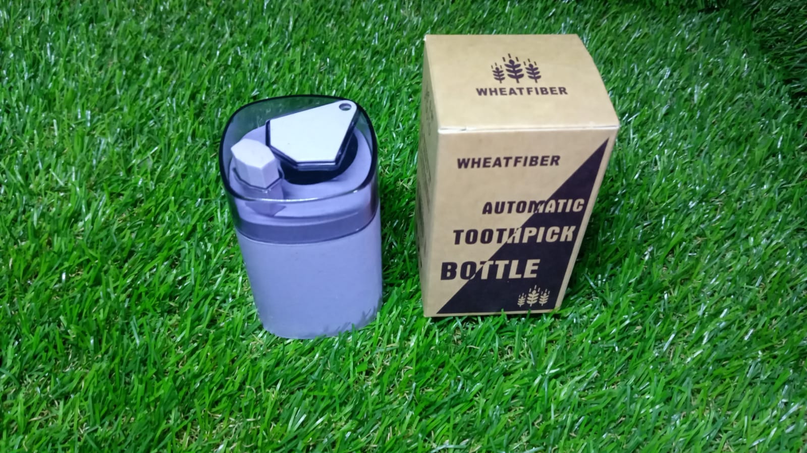 Toothpick dispenser with container Toothpick dispenser with container